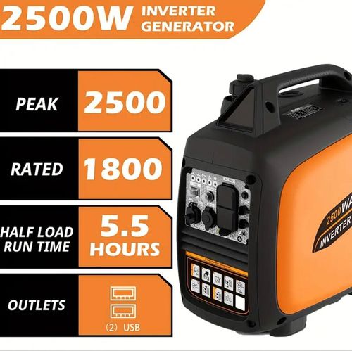Afrleon 2500W Portable Generator with CO Protector,