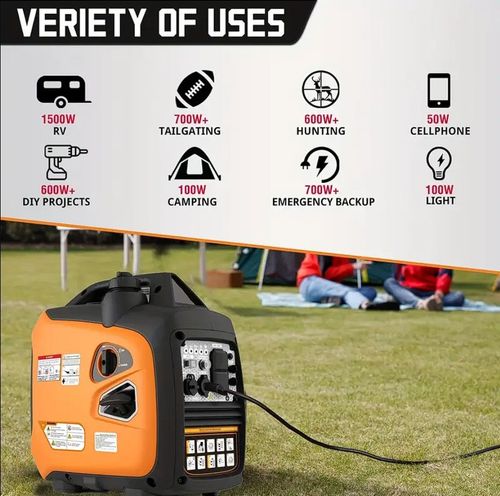 Afrleon 2500W Portable Generator with CO Protector,