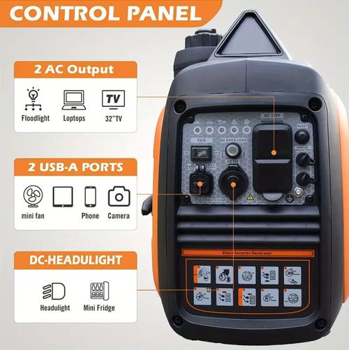 Afrleon 2500W Portable Generator with CO Protector,