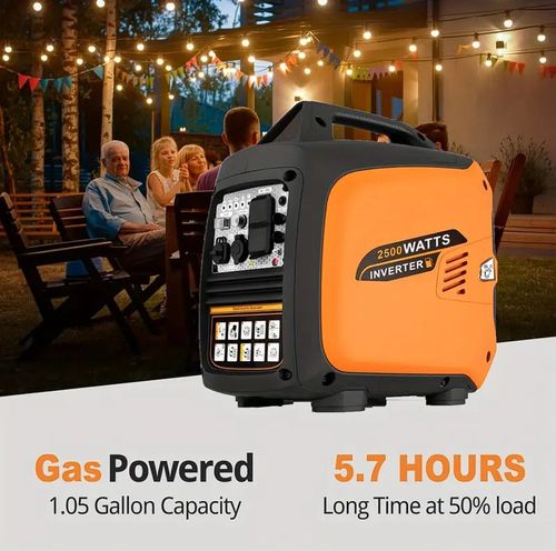 Afrleon 2500W Portable Generator with CO Protector,