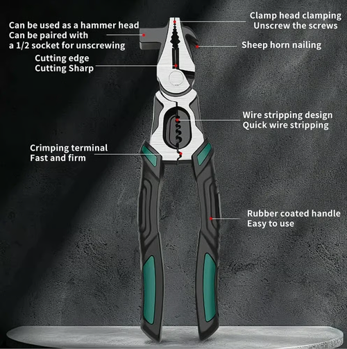 Carbon Steel Multi-Purpose Pliers