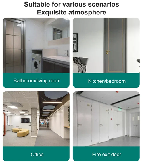 4pcs Automatic closing 4 Inch Spring Hinge