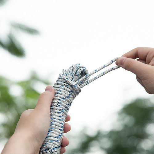 40pcs Shade Cloth Heavy Duty Lock Grip Colorful 40m Nylon Rope Set