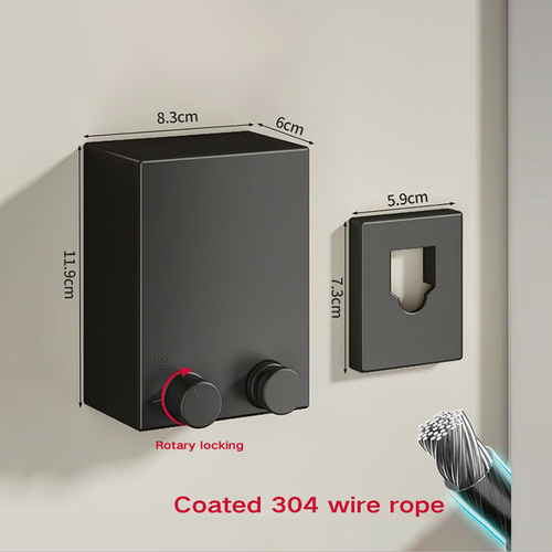 Invisible Retractable Clothesline 4.2M