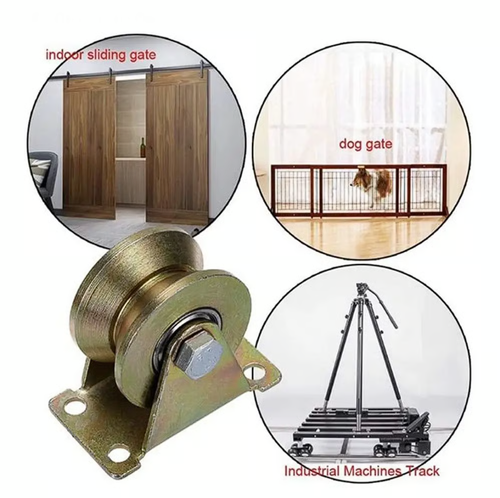 2Pcs Track Wheel Bearing Pulley