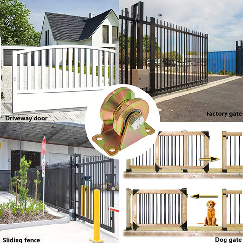 2Pcs Track Wheel Bearing Pulley