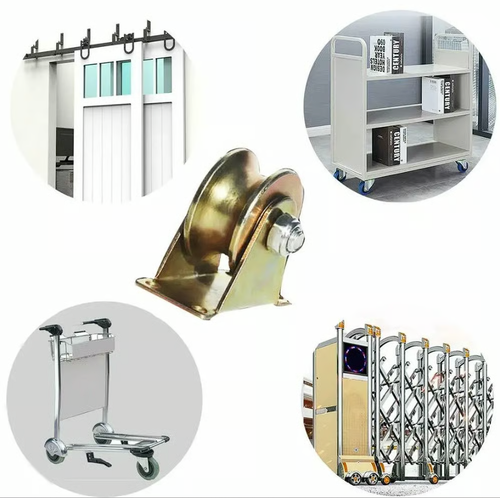 2Pcs Track Wheel Bearing Pulley