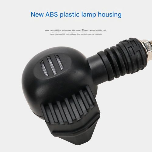 2Pairs LED White and Yellow Two-color Modified Motorcycle Auxiliary Lights