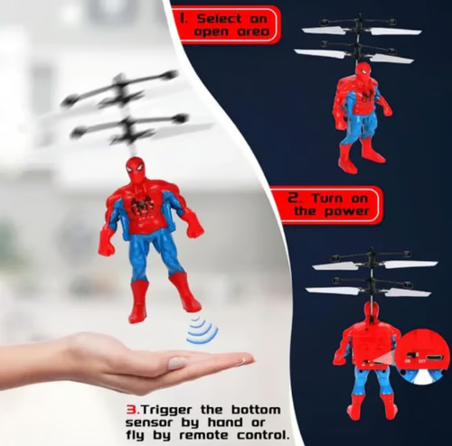 Hero-Themed Hand Sensor Flying Aircraft
