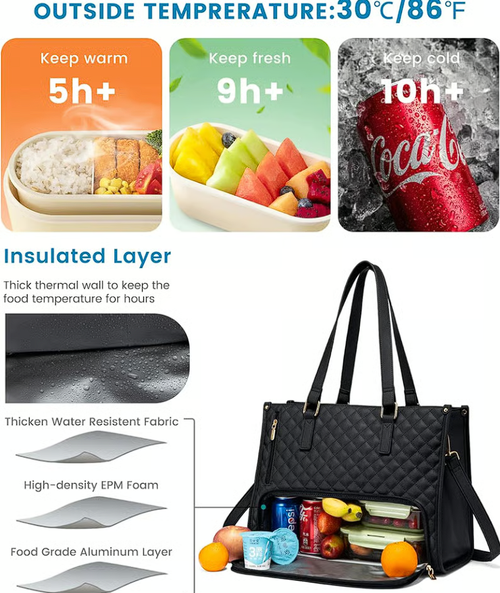 💝2 in 1 Tote Bag Lunch Bag Combo💝