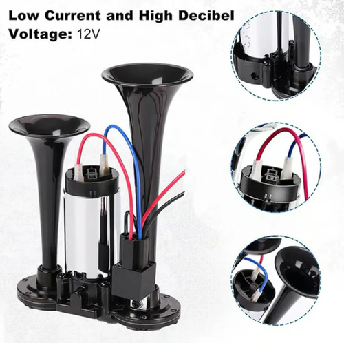 Train Air Horn for Truck Car 12V