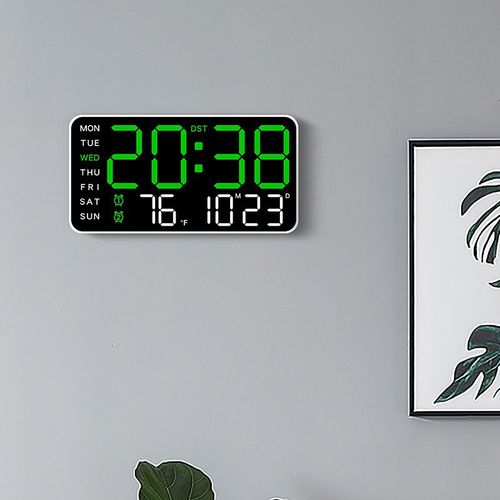 Multifunctional decorative LED digital wall clock