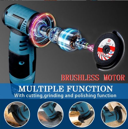 Multi-functional machine-mini brushless angle grinder