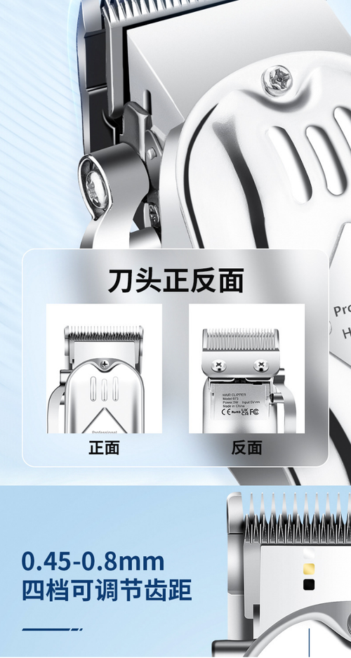 Three-in-one hair clipper-shaving set