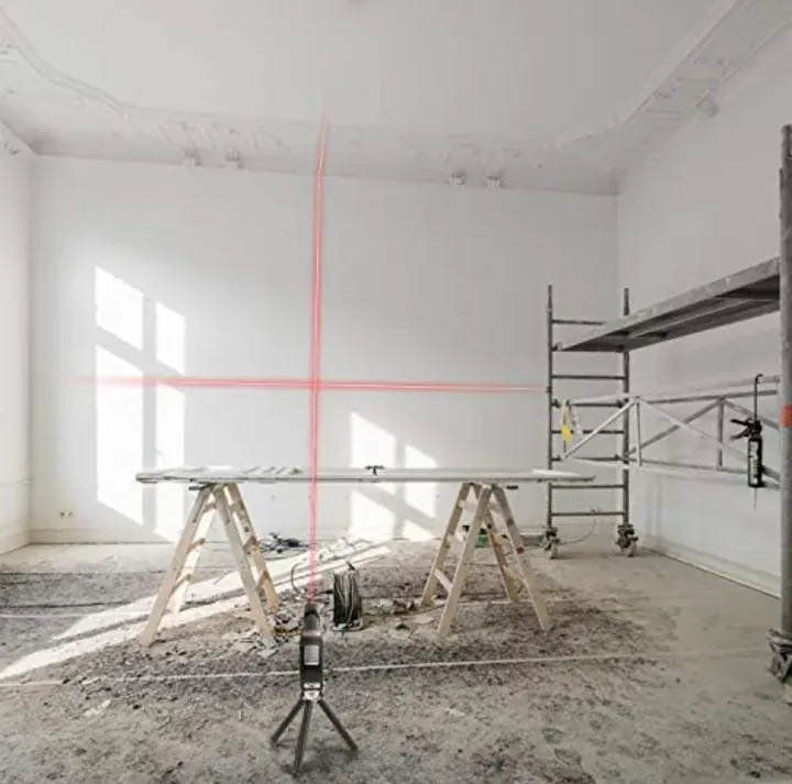 4 in 1 Fixit Laser Level Pro 3 4in1 Multi-Purpose Measuring Tool With 8 Feet Tape