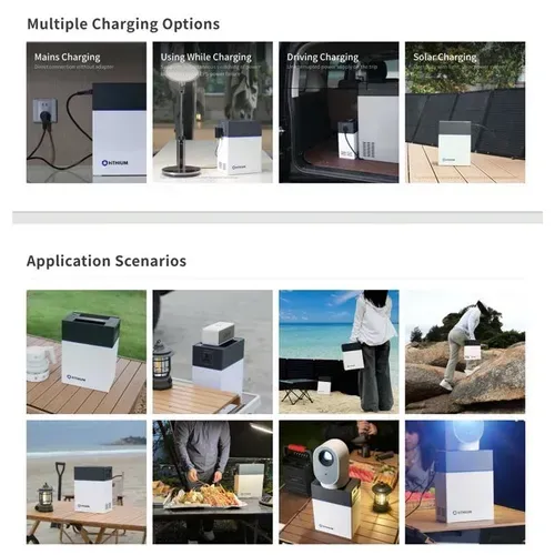 HITHIUM HeroEE 1 1kWh Power Station With 1M Photovoltaic Conversion Cable+2 Year Warranty