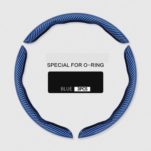 Universal Laser Carbon Fiber Pattern Steering Wheel Cover