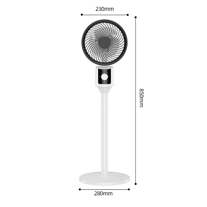 Oscillating Electric Stand Fan with Adjustable Height