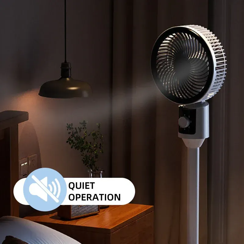 Oscillating Electric Stand Fan with Adjustable Height