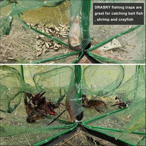 Auto-Foldable Strengthened Fishing Trap Net