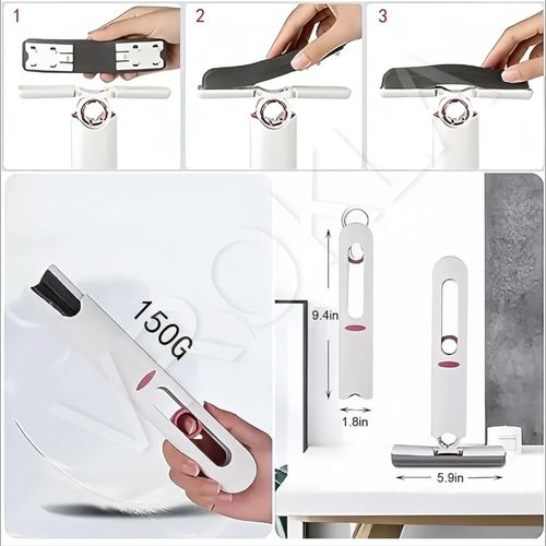 QuickMop™ – 2-in-1 Mop | Self-Squeezing Roller | Lightweight & Space-Saving