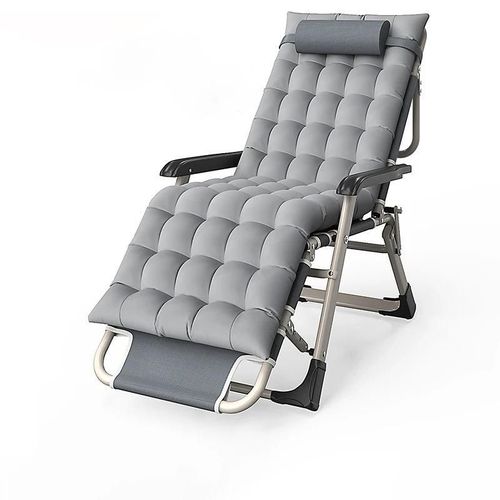 Upgraded Portable Foldable Lightweight Metal Beach Lounger Chaise Sun Lounger Bed and Chair