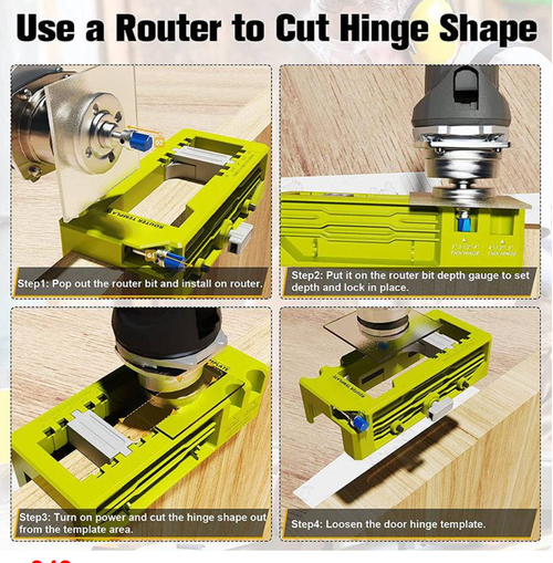 Door Hinge Jig Kit