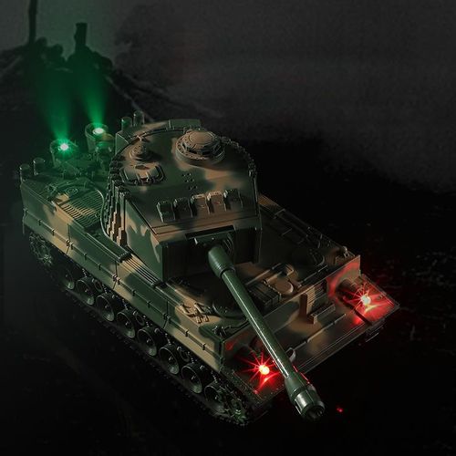 Simulation Five-Way Remote Control RC Toys War Tank With Light Music