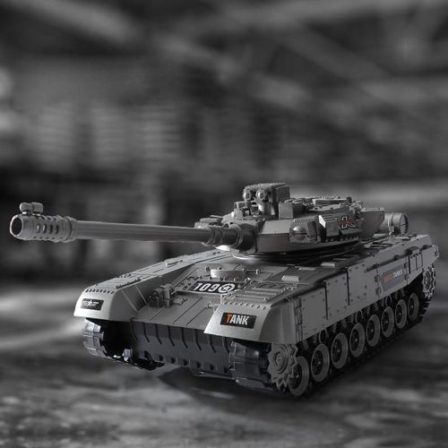 Simulation Five-Way Remote Control RC Toys War Tank With Light Music