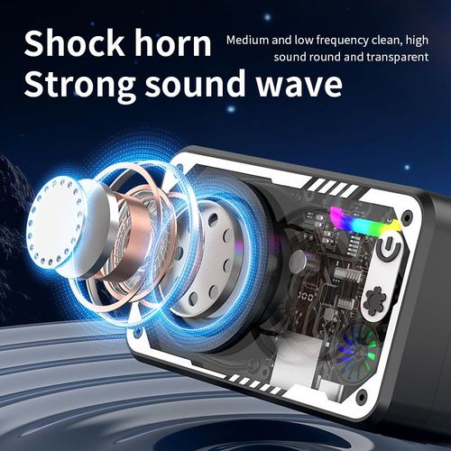 Retro Speaker Alarm Clock Wireless Charger Speaker Micro Speaker V8