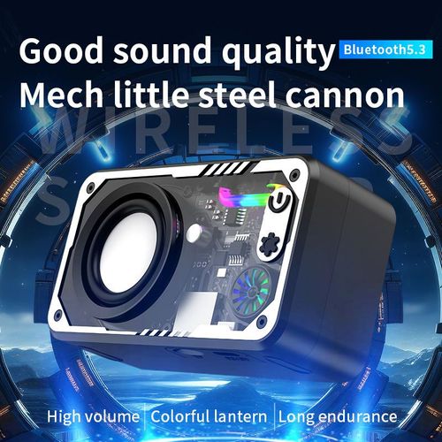 Retro Speaker Alarm Clock Wireless Charger Speaker Micro Speaker V8