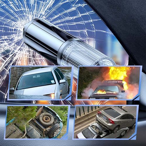 Emergency Car Window Breaker Seatbelt Cutter Tool