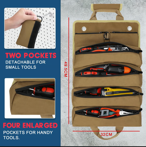 💥 Premium Roll Up Tool Bag