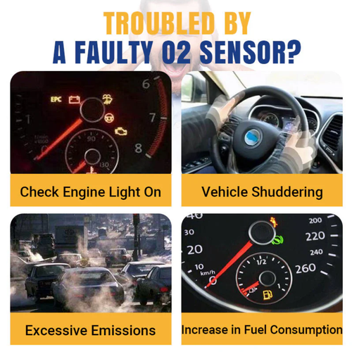 Automotive O2 Sensor Offset Socket & Thread Chaser 5 PCS Set🚗🔧