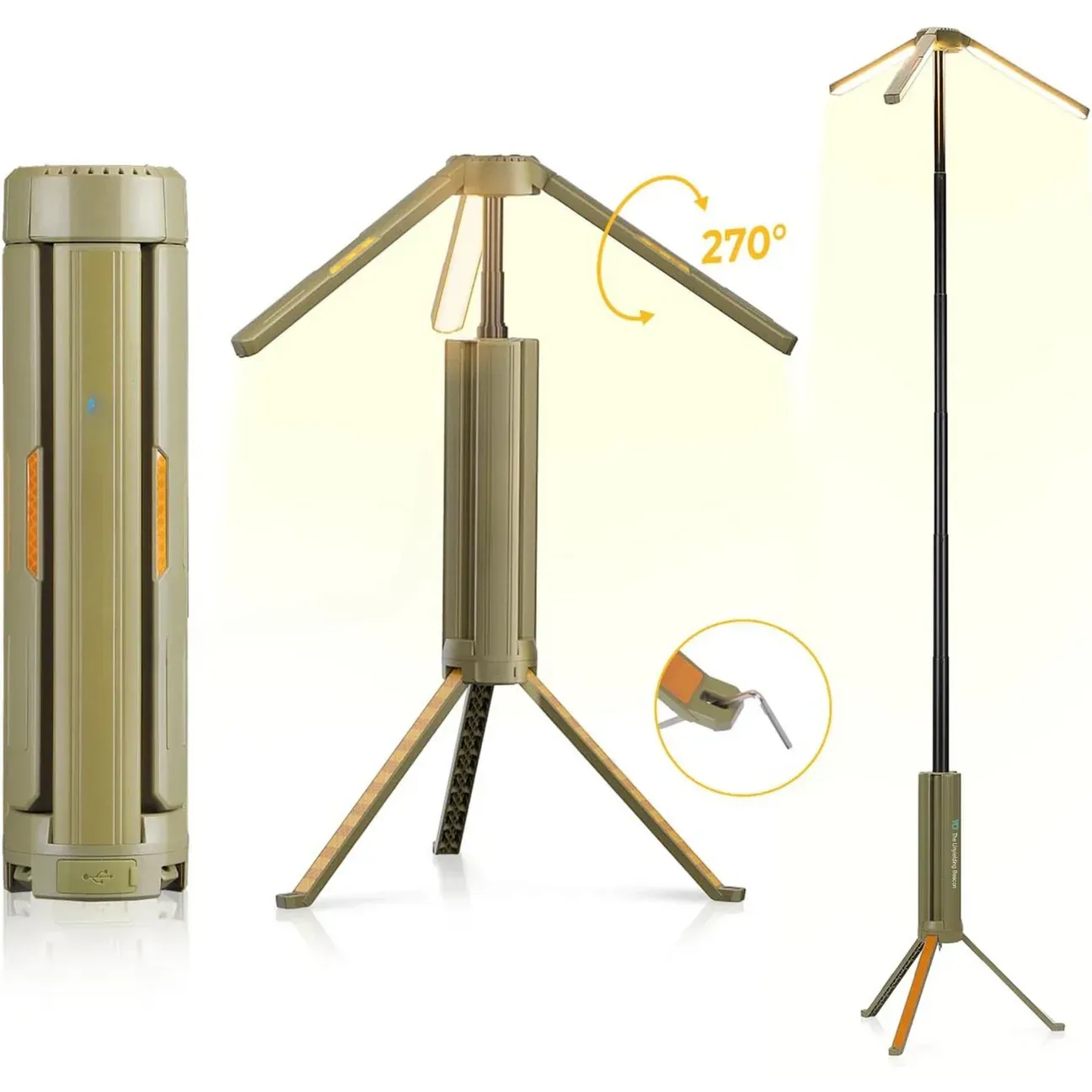 ❤️Retractable High Capacity Rechargeable Outdoor Camping Lamp❤️