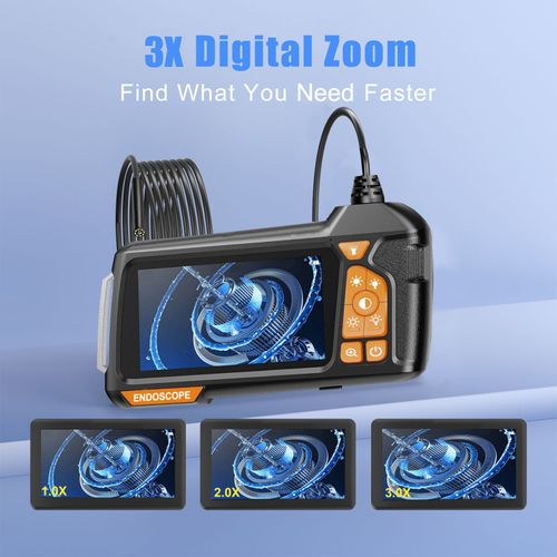 Industrial Endoscope Camera With LED Light❤️（5.5mm single lens, 10-meter hard cable）