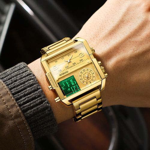 Multifunctional Quartz Watch With Oversized Dial