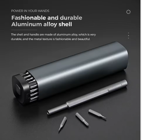 🪛46-in-1 Precision Steel Screwdriver Set with Mini Magnetic Drill Bit Repair Tool Set for Mobile Phones, Cameras, Watches, and Laptops