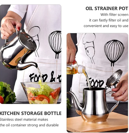 🔥Stainless steel oil filter pot