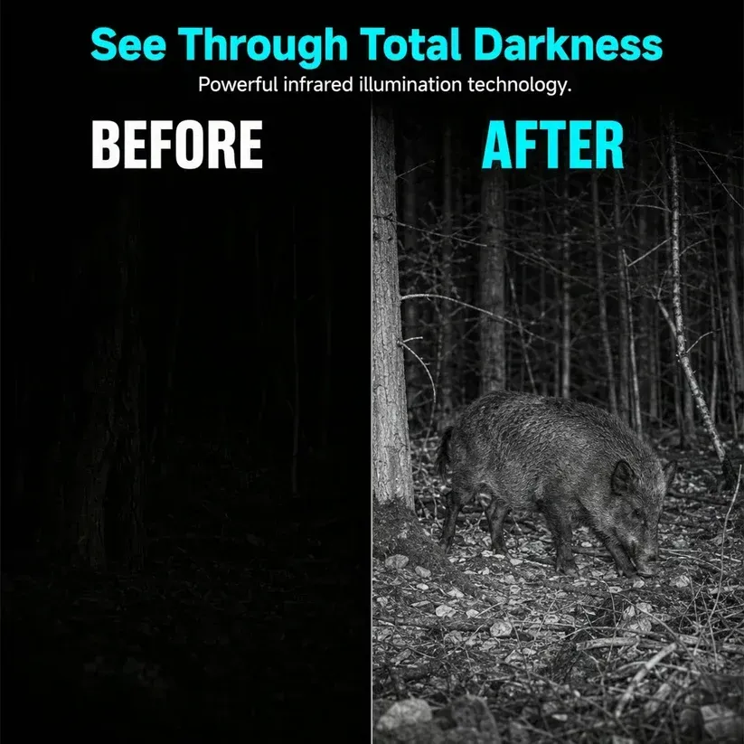 1080P HD Infrared Night Vision Binoculars Monocular – 16X Digital Zoom for Hunting & Surveillance ✨