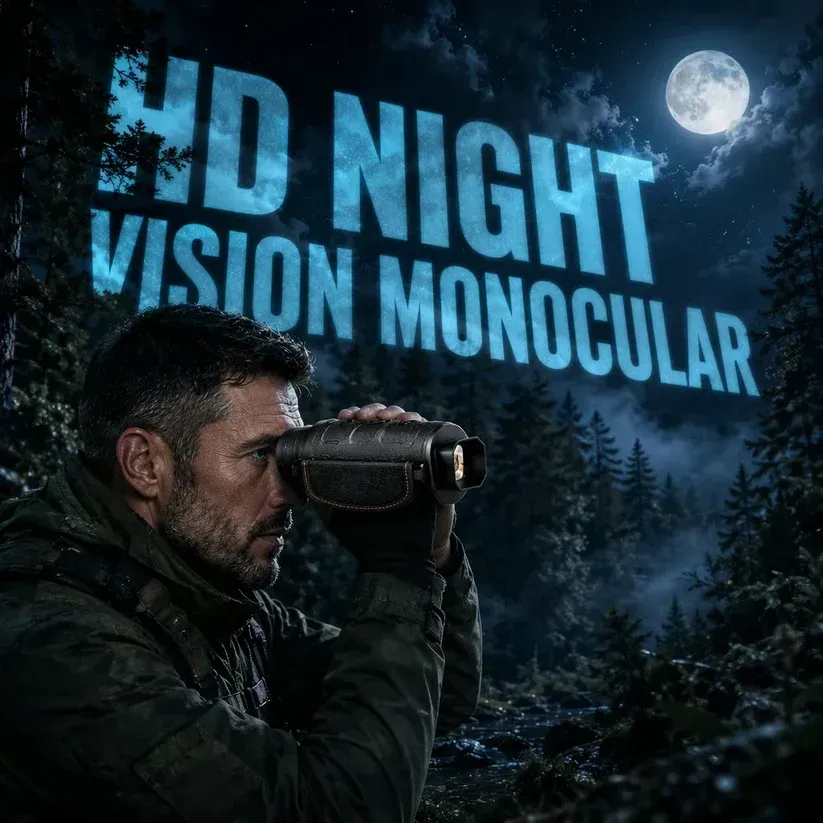 1080P HD Infrared Night Vision Binoculars Monocular – 16X Digital Zoom for Hunting & Surveillance ✨