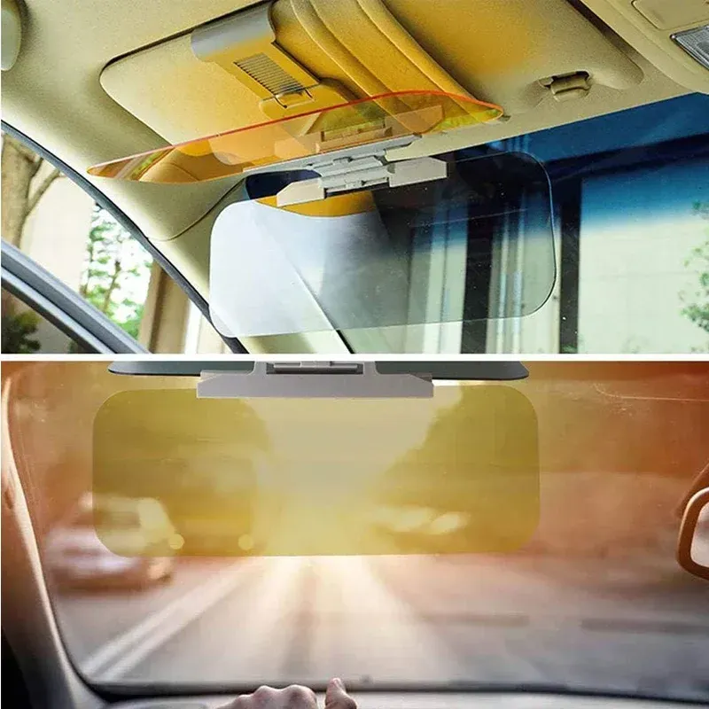 Anti-glare visor for cars for day and night