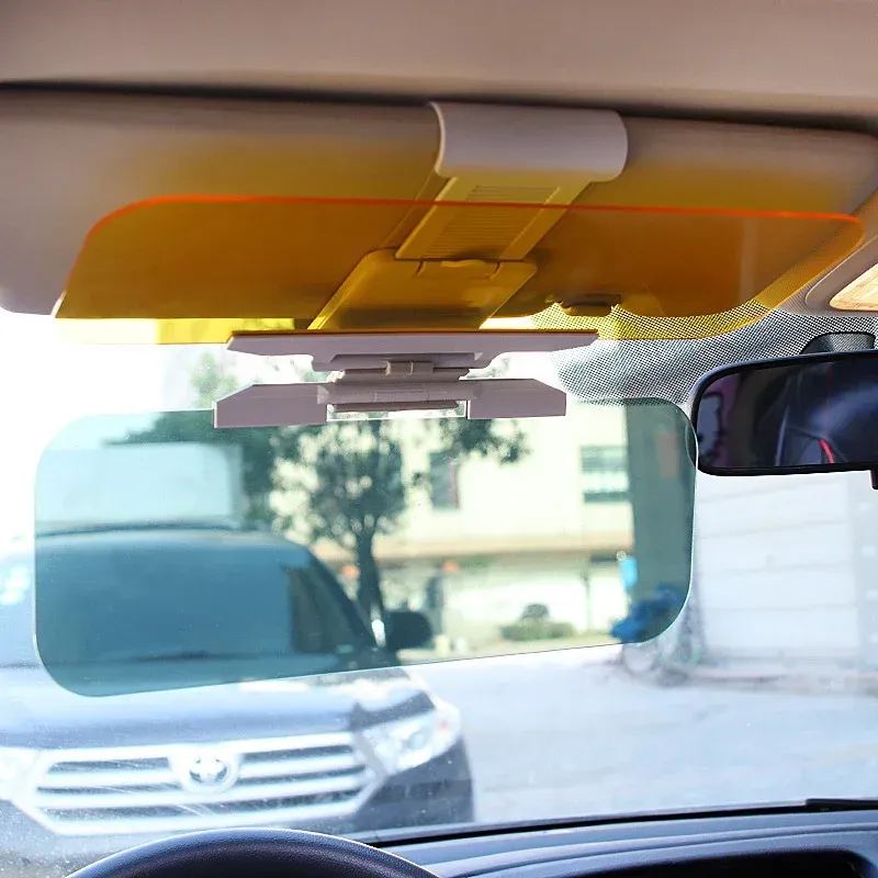 Anti-glare visor for cars for day and night