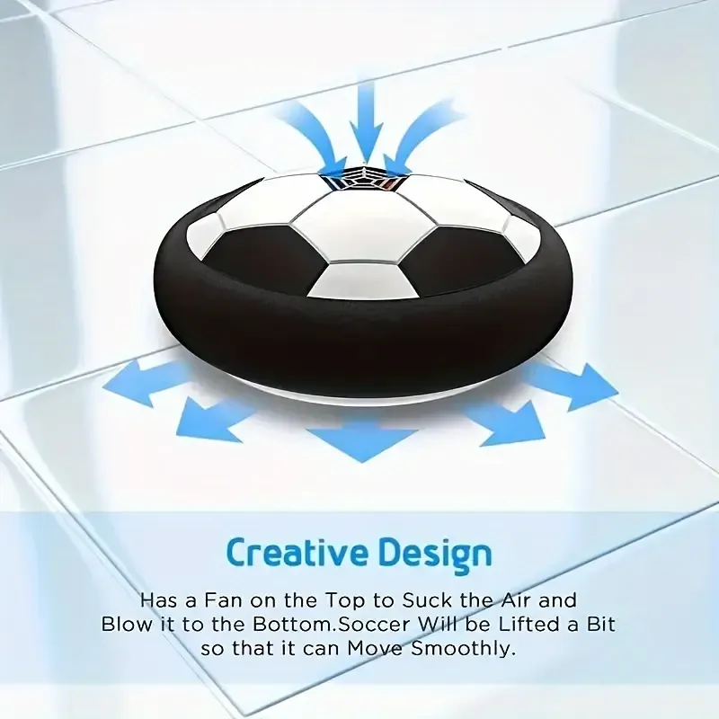 Air cushion football toys, LED light football, indoor and outdoor air floating ball football games
