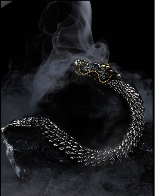 the Dragon Chinese Style Retro Silver Plated Dragon