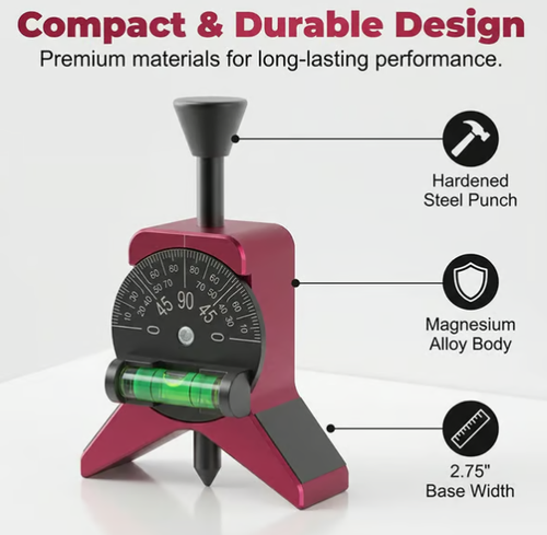 Magnetic Pipe Centering Tool – Y-Shaped, Hands-Free, Built-in Level 📏