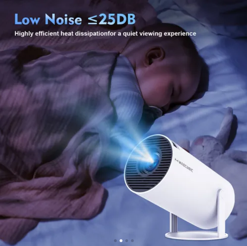 A functional projector 14 sales paired with speakers, it's an absolute must-have for outdoor use.