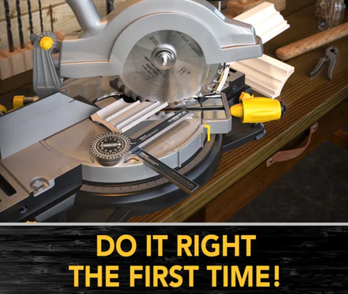 7-Inch Plastic or Aluminum Miter Saw Protractor