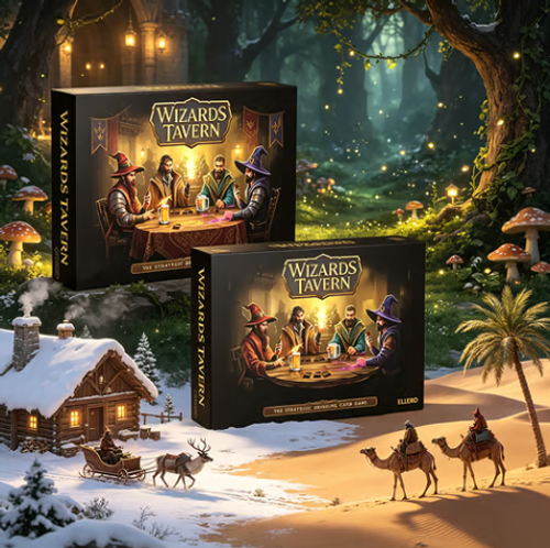 🧙‍♂️Wizards Tavern – Chaotic Fantasy Drinking Game – D&D Themed Party Fun with Dice & Spells 🍺