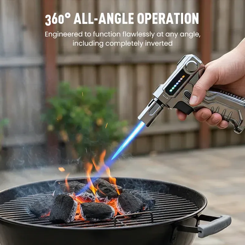 🔥 Refillable Adjustable Butane Torch Lighter – Tame the Fire, Master Your Craft!
